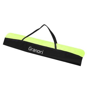 Granori Skitasche 160 cm – leichte Skisack Tasche zur Aufbewahrung und Transport von Ski in neongelb-schwarz