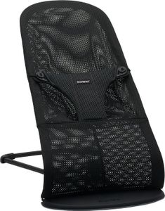 BABYBJÖRN Babywippe Bliss - Mesh schwarz mit schwarzem Rahmen