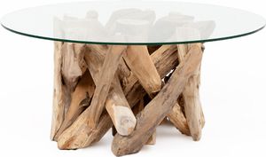 Teak Couchtisch TORA-rund ca. D70cm