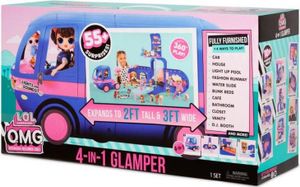 MGA L.O.L. Surprise Glamper Caravan OMG 4v1 electric blue