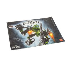 1x Lego Bionicle Bauanleitung A5 für Set Phantoka Lewa 8686