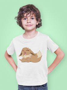 Bio T-Shirt Pokemon süßes Evoli Eevee Comic Shirt Kids Anime Aquana Pikachu Kids Shirt