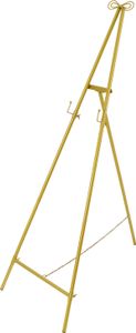 Výstavní stojan Stojan trojúhelníkový na svatbu 60cm podlahový stojan zlatý max. 5kg