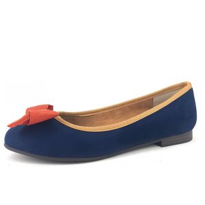 Marco Tozzi Damen Ballerina in Blau, Größe 37