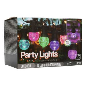 PROGARDEN LED PARTY Lichterkette 10 Glühbirnen 7,5m KO-AF5300210