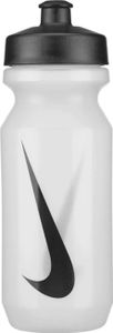 Nike - Wasserflasche "Big Mouth 2.0", Weite Trinköffnung, 650ml BS4611 (Einheitsgröße) (Transparent/Schwarz)