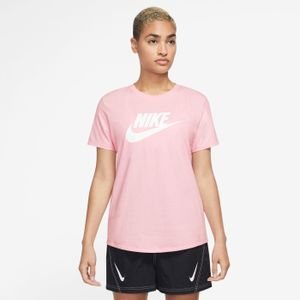 Nike W Nsw Tee Essntl Icn Ftra Med Soft Pink S