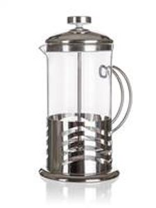 Kaffeekanne WAVE 0,6l Glas+Edelstahl