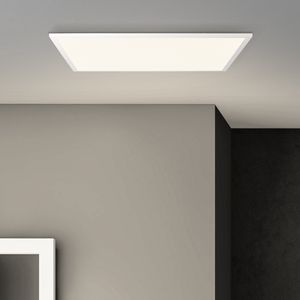 BRILLIANT LED Aufbaupaneel Buffi | modernes Deckenaufbau-Paneel | Metall/Kunststoff | weiß | 60x60cm | 40W 4000 Lumen 2700 Kelvin