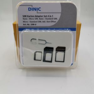 DINIC Sim Karten Adapter Set 4 in 1