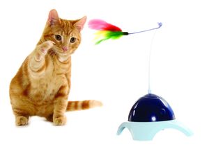 Intelligenzspielzeug für Katzen Interaktives Katzenspielzeug Flying Feather