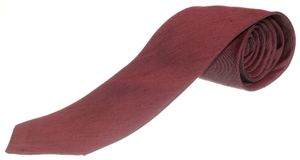 Krawatte Seide 146cm/8cm  uni rot einfarbig Schlips Binder Tie