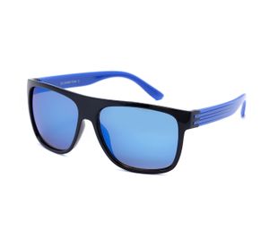 Kinder Sonnenbrillen Jungs Mädchen 10-15 Jahre UV-Schutz 400, Flexibel sportlich stylisch & modern, leichtes Material, Modell wählen:K-160 verspiegelt schwarz blau