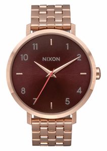 Nixon A1090-2617 Arrow All Rose Gold Brown 38mm 5ATM