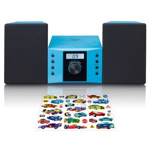 Lenco MC-013BU - Stereoanlage mit FM-Radio und CD-Player - Blau