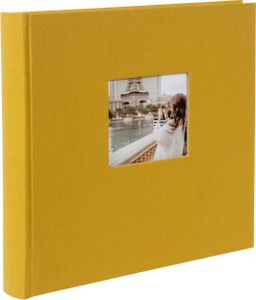 Goldbuch Jumbo-Fotoalbum Bella Vista senf 30x31 cm 100 weiße Seiten
