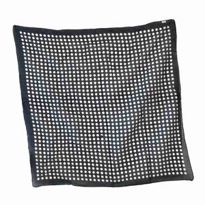 Baumwolltuch mit Rockabella Polka Dot Muster in Schwarz Weiß
