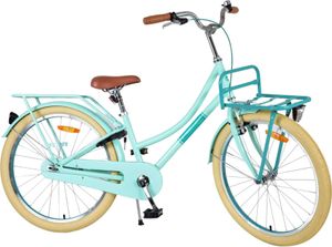 TPFSports Excellent Kinderfahrrad - Mädchen - 24 Zoll - Rücktritt + Handbremse - Grün
