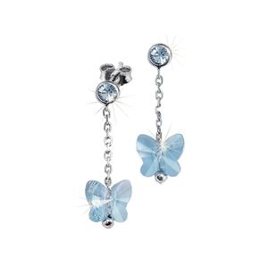 Scout Kinder Ohrringe Silber Schmetterling blau Mädchen 262164100