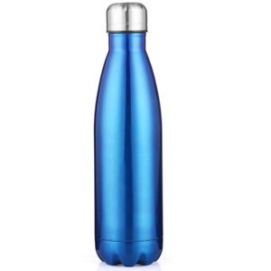 1L Edelstahl Trinkflasche Isolierflasche Wasserflasche Thermosflasche