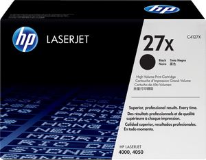 HP 27X - Hohe Ergiebigkeit - Schwarz - original - LaserJet - Tonerpatrone (C4127X)