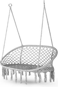 Outtec® Hängesessel XXL - bis 200 kg, 2-Sitzer - Sessel zum Aufhängen - Hängekorb, Gartenschaukel, Schaukel für Garten, Terrasse, Balkon - Boho