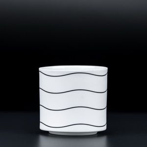 Teelichtglas aus Porzellan