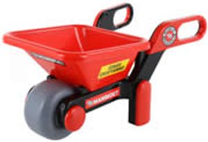MAMMOET Kinder Schubkarre Bauschubkarre rot schwarz 64 cm