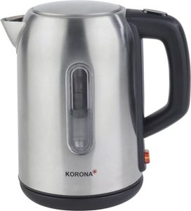 KORONA Wasserkocher 20350 1,7L 360° kabellos Retro-Stil 2200W Edelstahl