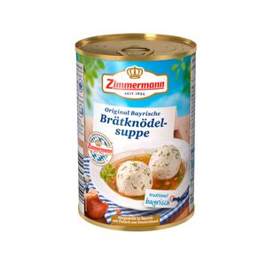 Zimmermann Brätknödel Suppe Gemüsebrühe mit Bratknödeln 400ml