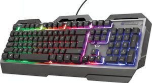 Trust GXT 856 Torac Tastatur USB QWERTZ Deutsch Schwarz