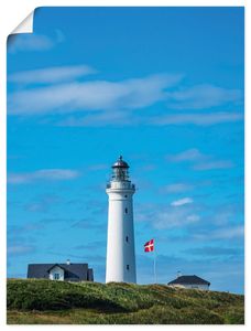 ARTland Poster Leuchtturm Hirtshals Fyr in Dänemark II Größe: 30x40 cm