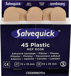 Salvequick Pflasterstrip Refill 6036 45 St./Pack.