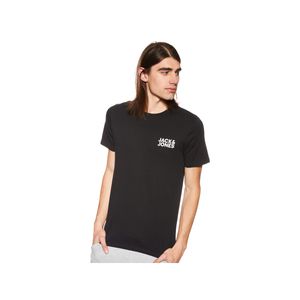 Jack & Jones Corp Logo O-neck Black M