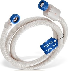 Sicherheitszulaufschlauch mit Aquastop 1,5 m 3/4 Zoll gerade/Winkel für Waschmaschine Geschirrspüler