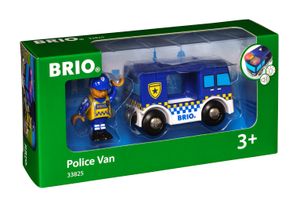 BRIO Polizeiwagen mit Licht und Sound; 33825