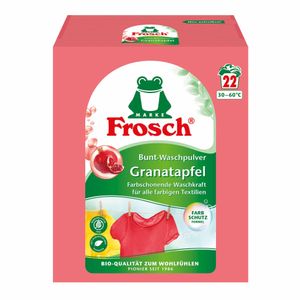 Frosch, Prášek, granátové jablko, 22 pracích dávek (VÝROBEK Z NĚMECKA)
