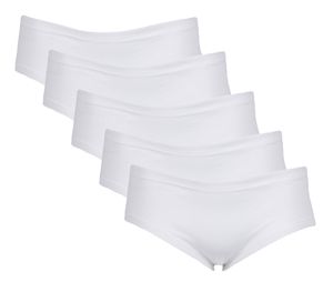 Betz 5 Stück Damen Taillenslip Slip Farbe weiß Größe - 46