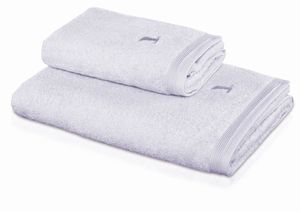 Möve Baumwoll Handtücher Superwuschel flauschige Qualität Silber 50x100 cm Handtuch