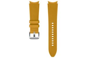 Samsung Hybrid Leather Band (20 mm, M/L), Mustard