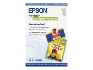 Epson Photo Quality Inkjet Paper A4,10 Bl,167 g selbstk. S 041106