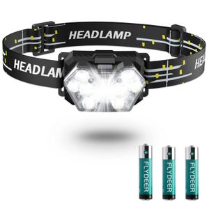 Caliyo LED Stirnlampe, Stirnlampe 2000 Lumen, LED Kopflampe Batteriebetrieben mit 6 Lichtmodi