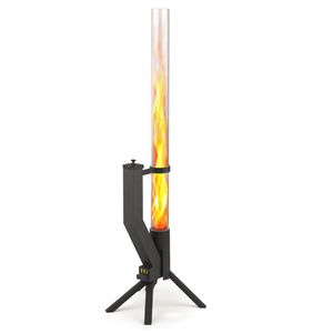 Ohniště GARDENFLARE - nerezový sloupek a hořák na pelety - alternativa zahradního krbu pro terasu a zahradu (černě práškově lakovaný) Ohniště GARDENFLARE - nerezový sloupek a hořák na pelety - alternativa zahradního krbu pro terasu a zahradu (černě práškově lakovaný)