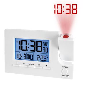 Funk-Projektionswecker Funkwecker USB 2 Alarme Temperaturanzeige Datum - 4-MV1022-3