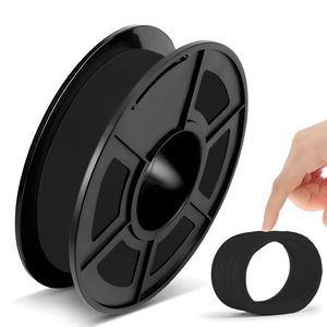 3D Drucker PLA 1.75mm Filament Rolle  Stift Spule Spool 3D-Drucker 3D-Stifte ABS Filament Druckmaterialien Printer Stift Schwarz 68M Schwarz Retoo