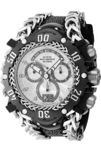 Invicta Masterpiece 44621 Herren armbanduhr - Quarzuhrwerk - Edelstahl mit silbernen zifferblat - 58mm