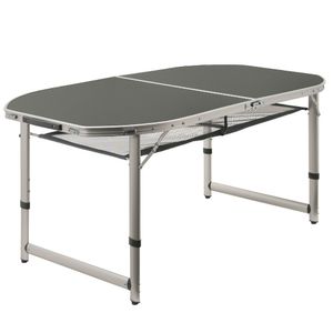 CampFeuer Kempingový stôl pre 6 osôb | 150 x 80 cm | skladací, výškovo nastaviteľný