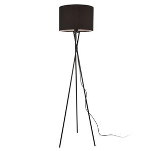 Stojacia lampa 'Grenoble' 154cm 1x E27 60W Stojaca lampa Kovová čierna