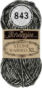 Scheepjes Stone Washed XL 50g (843) Black Onyx