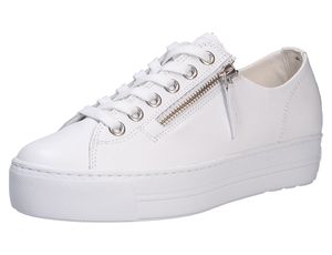 Paul Green Super Soft Reißverschluss Damen Sneaker in Weiß, Größe 6